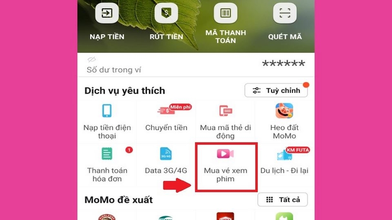 Các rạp chiếu phim hiện nay chấp nhận thanh toán bằng Momo