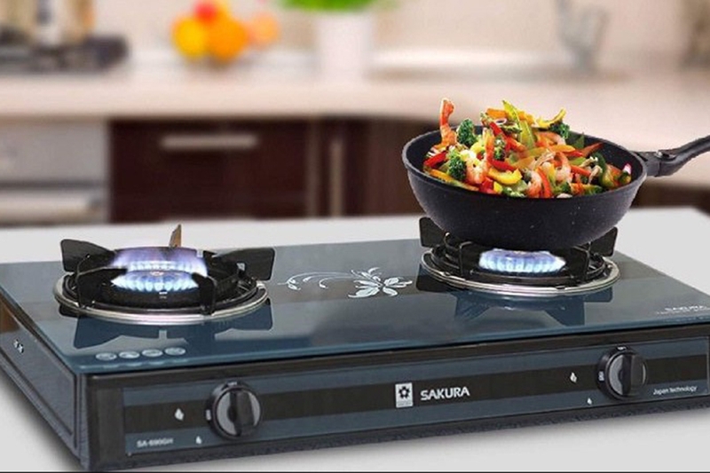 Bếp gas thiết kế dương