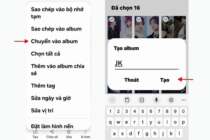 ẩn album ảnh trên điện thoại Samsung hình 2