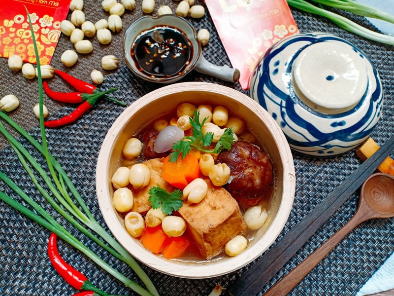 cách ăn hạt sen tươi 5