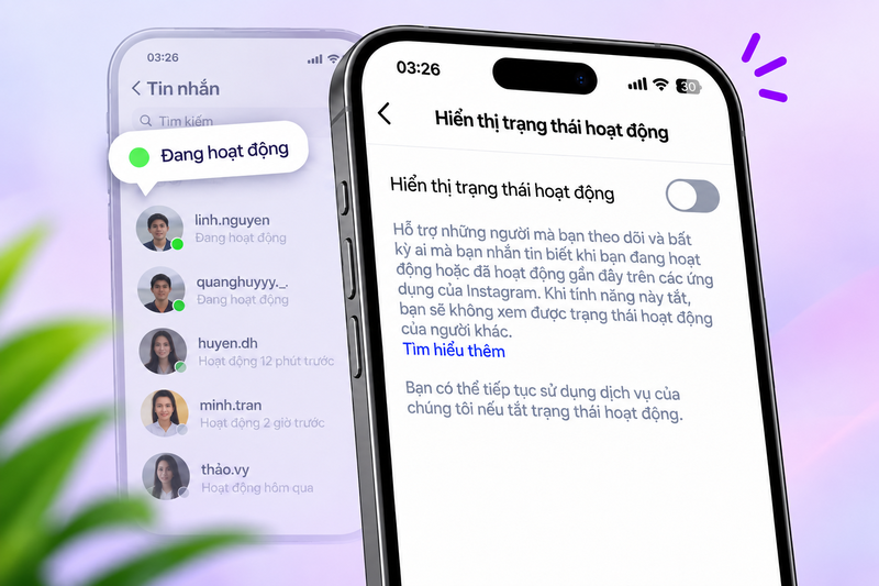 cách ẩn trạng thái online Instagram (ảnh 1)