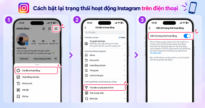 cách ẩn trạng thái online Instagram (ảnh 4)