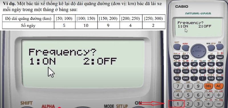 Hãy bật chế độ tần số (Frequency) trong cài đặt