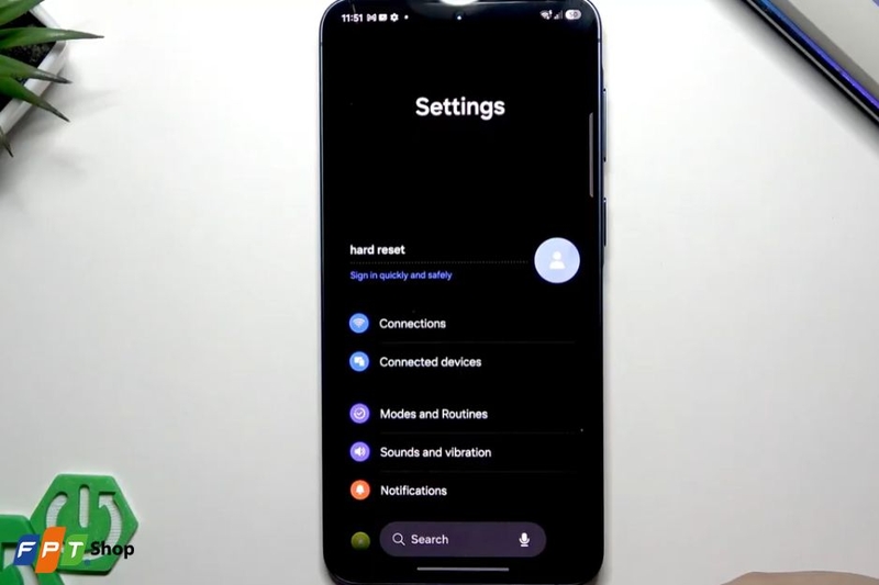 cách bật 120Hz trên Galaxy A57 1