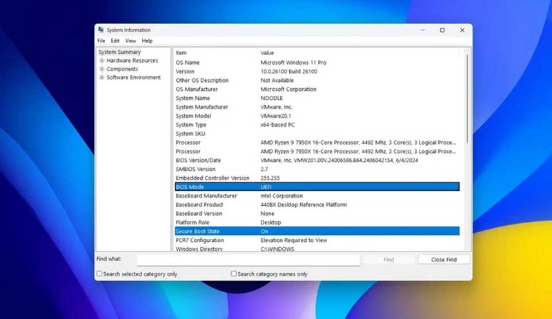 Cách bật Secure Boot Win 11 - 02