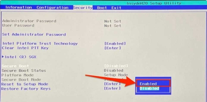 Cách bật Secure Boot Win 11 - 08
