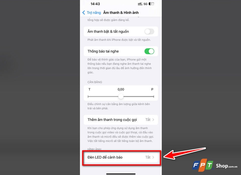 bật nháy đèn flash khi có thông báo - 06