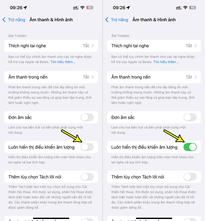 Cách bật lại thanh âm lượng trên màn hình khóa iPhone trên iOS 18 - hình 2