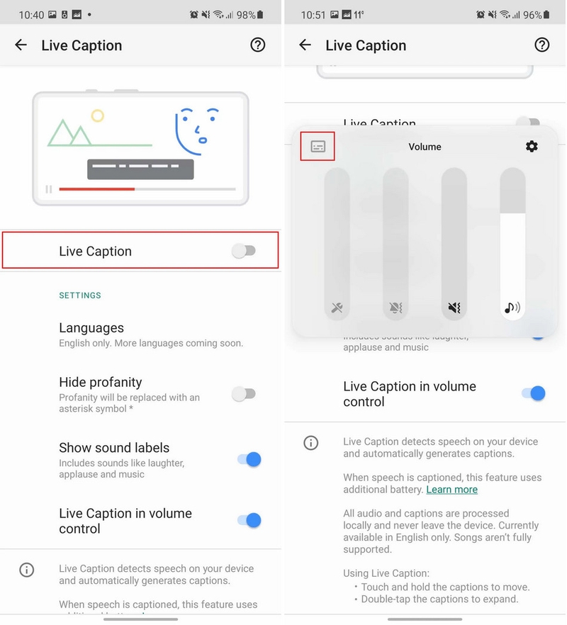 Cách bật Live Caption cho video trên Android - ảnh 6