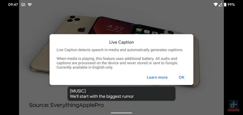 Cách bật Live Caption cho video trên Android - ảnh 2