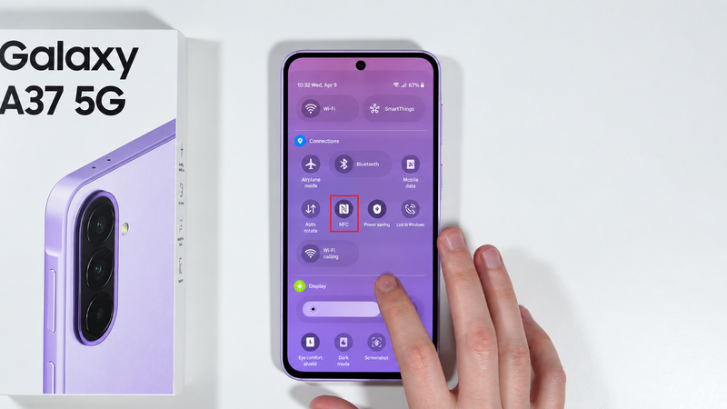 tìm đến biểu tượng NFC