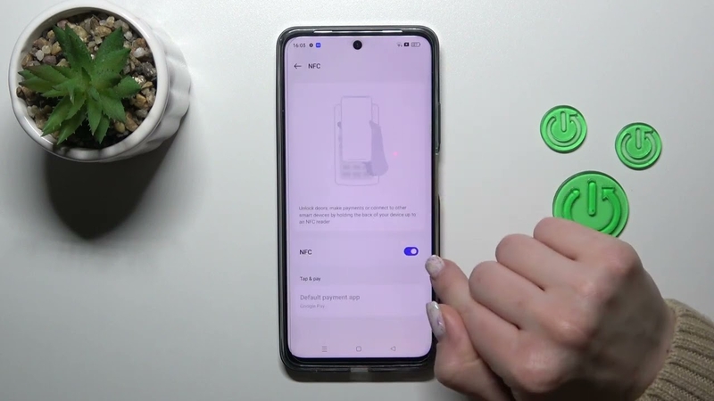 cách bật NFC trên Realme nhanh 3