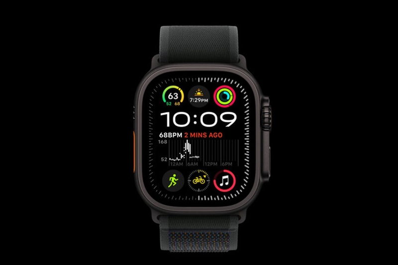 apple watch ultra 2 2024 gps cellular 49mm vien titan den day alpine s