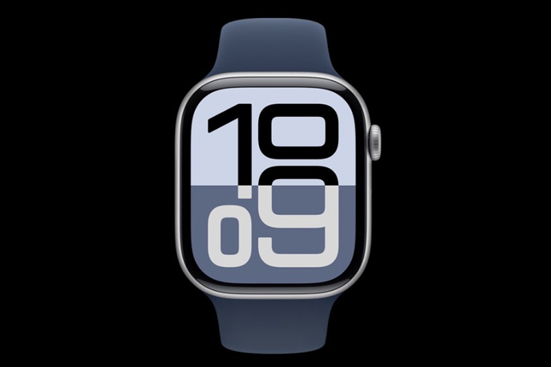 apple watch series 10 gps 45mm vien nhom day cao su co sm