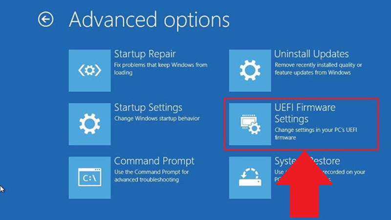 cách bật VT trên máy tính Windows 8