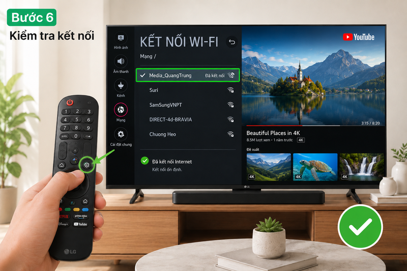 cách bật wifi trên tivi lg webos ảnh 7