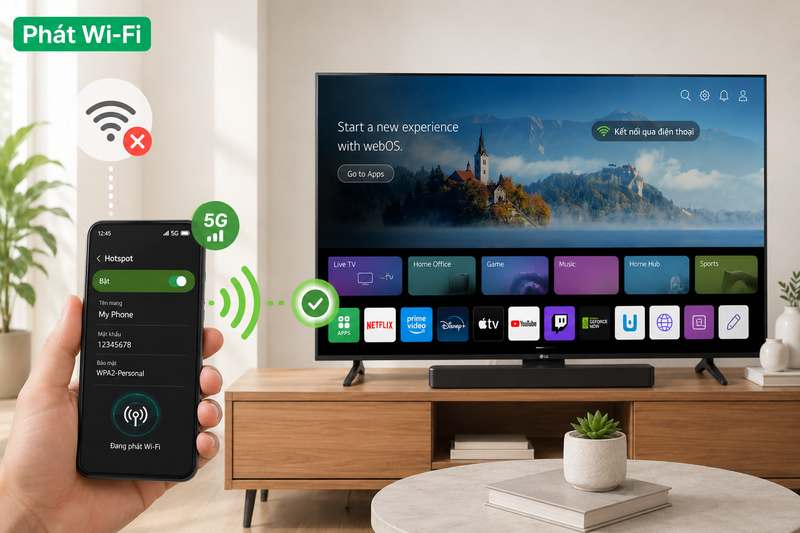 cách bật wifi trên tivi lg webos ảnh 10