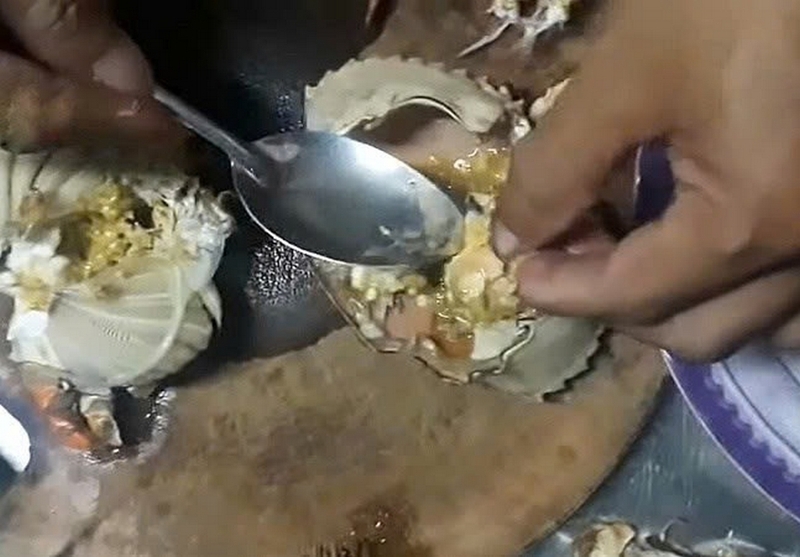 Cách bóc thịt cua biển ảnh 1