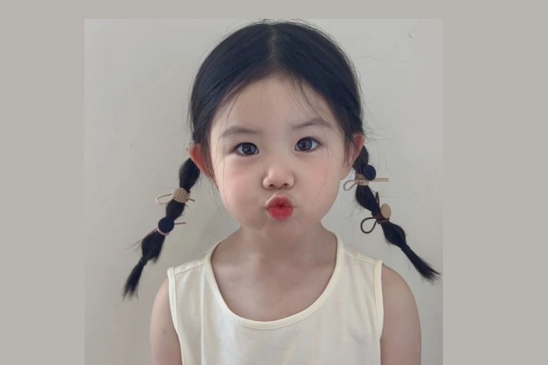 Buộc tóc kiểu đốt tre