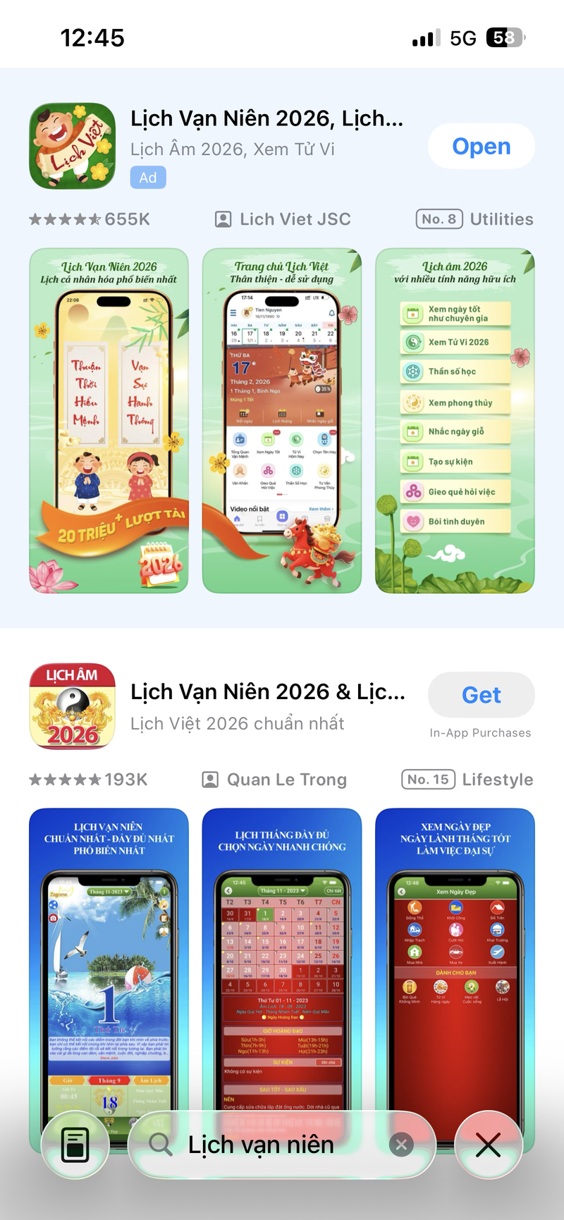 cách cài đặt lịch Vạn Niên đẹp cho smartphone - Hình 1