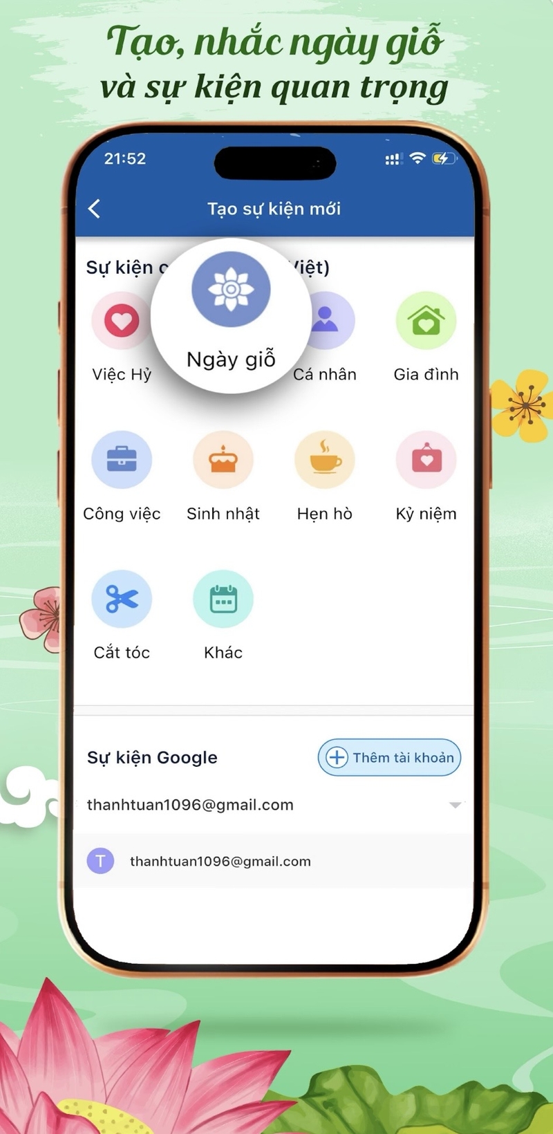cách cài đặt lịch Vạn Niên đẹp cho smartphone - Hình 8