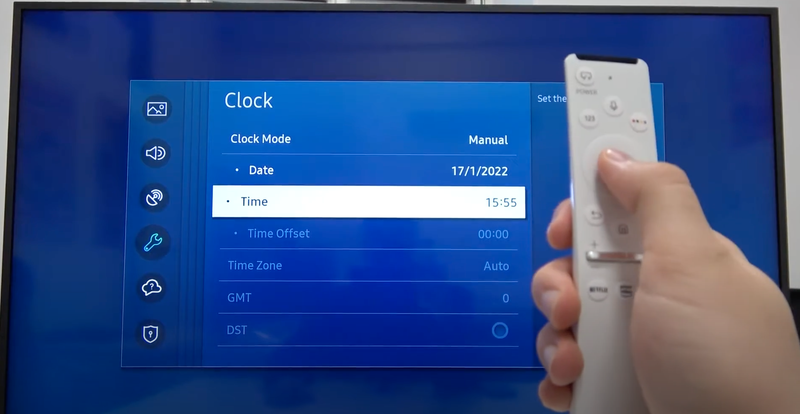Cách cài đặt thời gian trên tivi Samsung - hình 7
