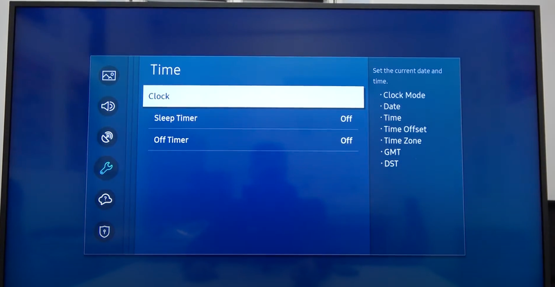 Cách cài đặt thời gian trên tivi Samsung - hình 8