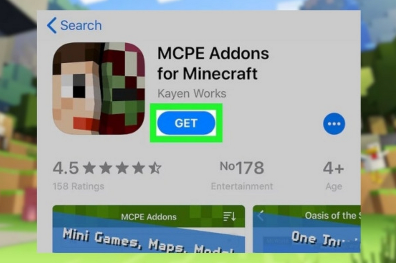 Tải ứng dụng hỗ trợ "MCPE Addons"