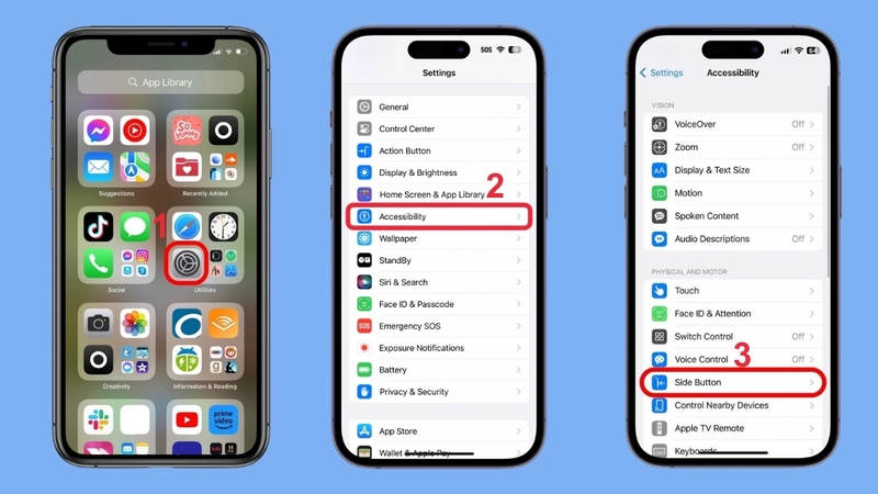 cách cài phím tắt trợ năng iPhone 6