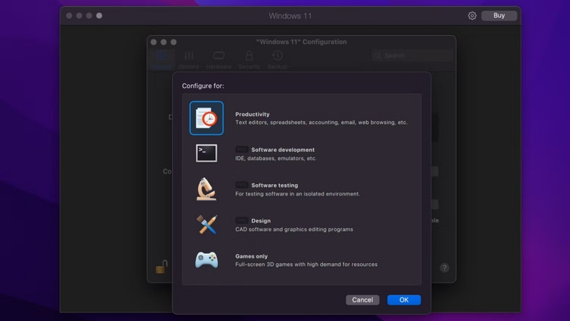 Bước 5: Tùy chỉnh máy ảo Windows 11