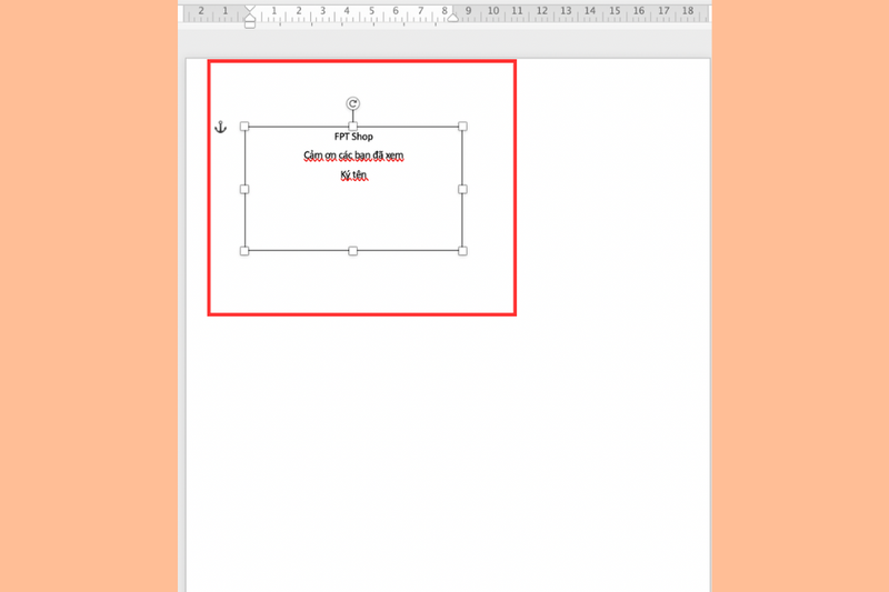 Cách căn giữa nội dung Text Box trong Word (2)