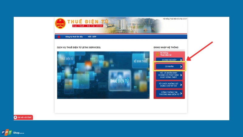 Đăng nhập Cổng thông tin điện tử