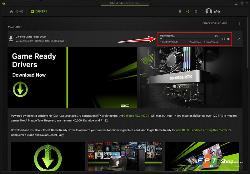 Cách cập nhật drivers NVIDIA - 09