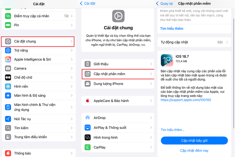 cách cập nhật iOS 26 chính thức 2