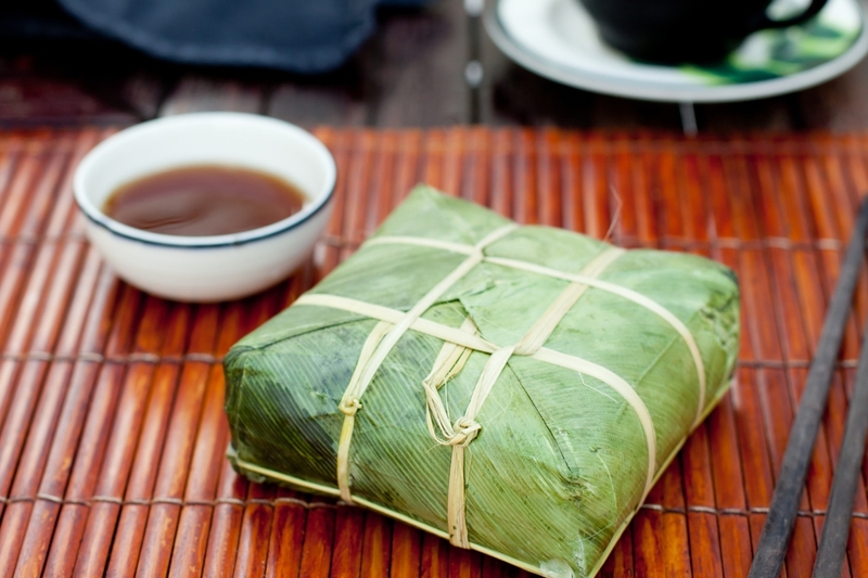 Cách cắt bánh chưng 1