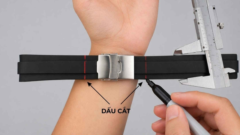 cách cắt dây đồng hồ hình 5