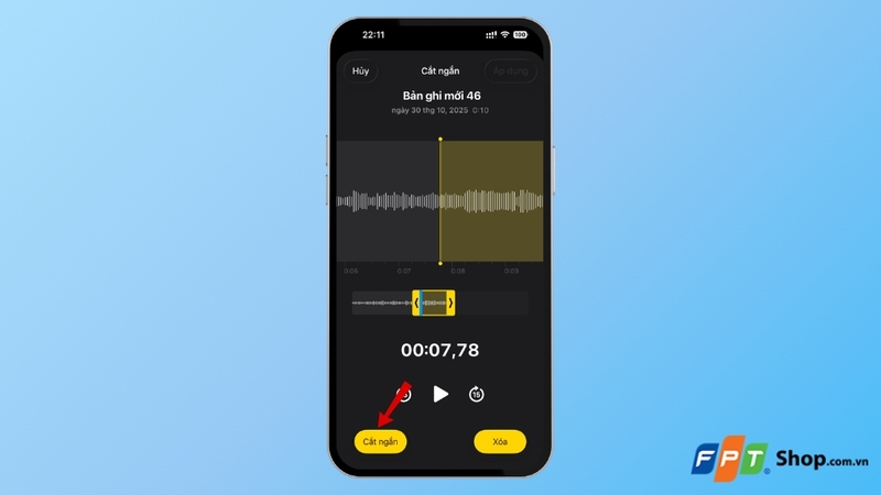 Cách cắt đoạn ghi âm trên iPhone nhanh chóng