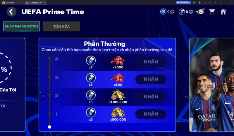Cách cày Gem trong FC Mobile hình 5