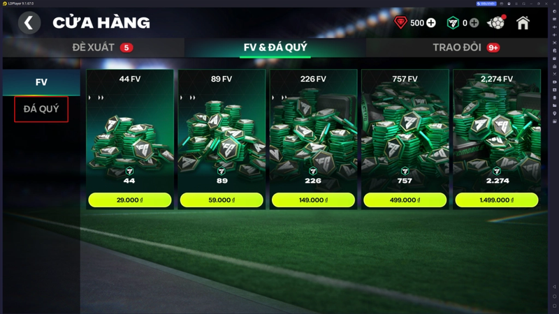Cách cày Gem trong FC Mobile hình 1