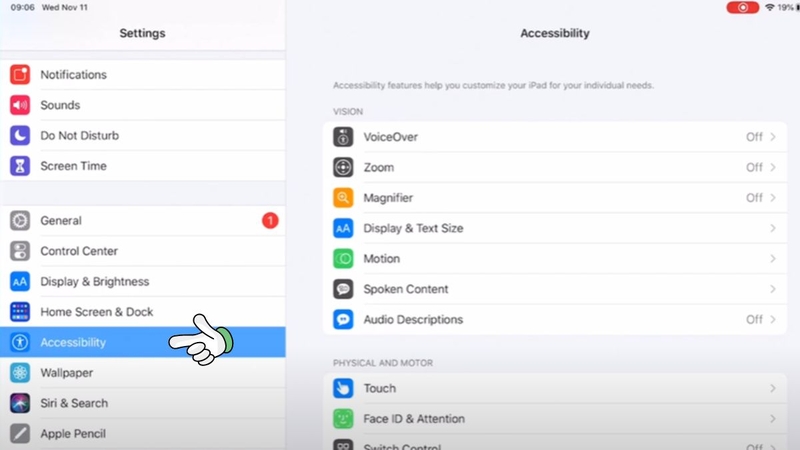 cách chạm 2 lần mở màn hình ipad gen 9 ảnh 3