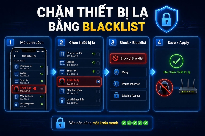 cách chặn thiết bị lạ dùng wifi hình 9