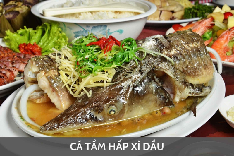 Cách chế biến cá tầm 3