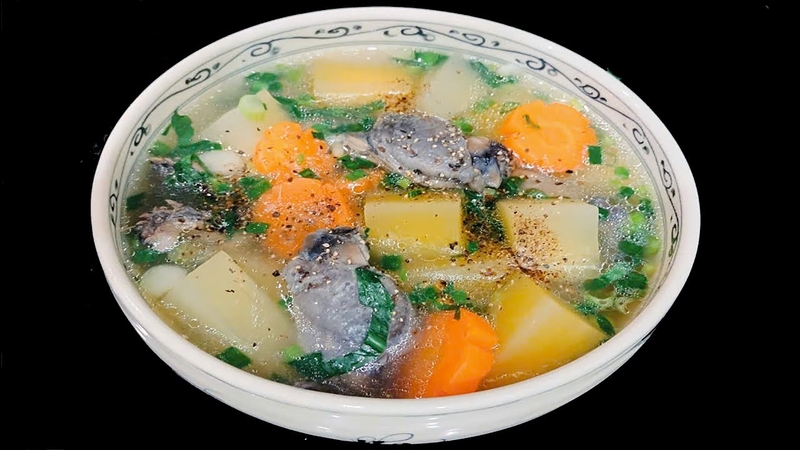 Canh sâm đất hầm xương