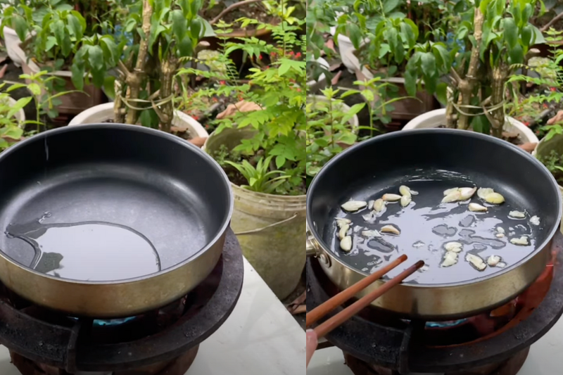 Cách chế biến rau mì chính (4)