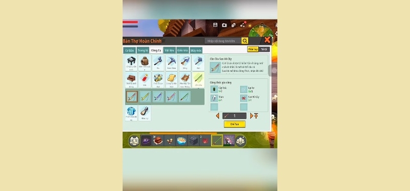 Cách chế tạo cần câu trong Mini World 6