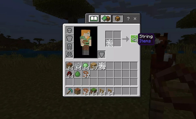 Chế tạo dây thừng trong Minecraft - 05
