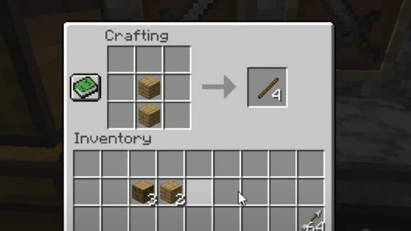 cách chế tạo giá để giáp trong minecraft hình 2