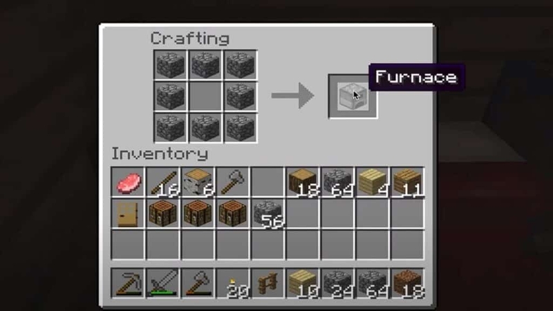 cách chế tạo giá để giáp trong minecraft hình 3
