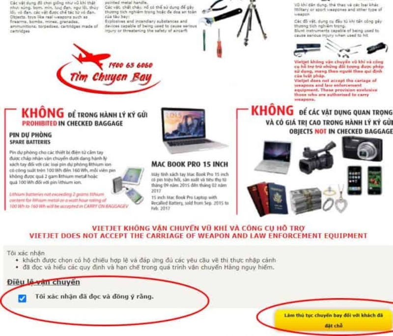 Chọn hình thức lưu thông tin thẻ bay