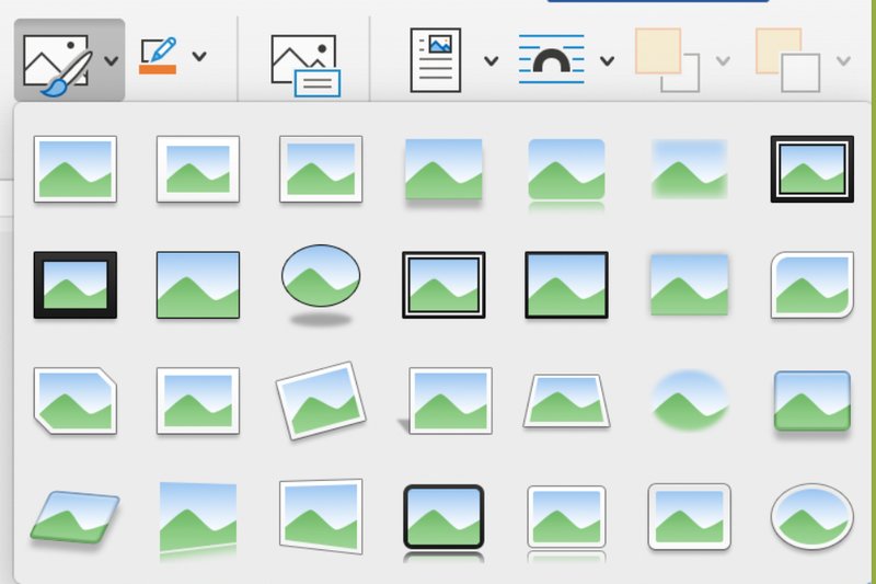 Cách chèn đường viền hình ảnh trong Word (5)